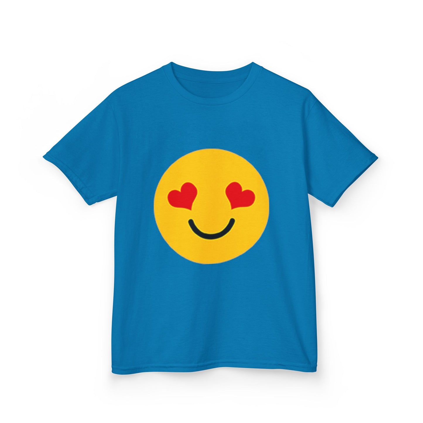 Cute Kids Love Emoji T-shirt, Children's Happy Face Shirt, Perfect for Birthdays, Playdates, Casual Outings, Gift Ideas