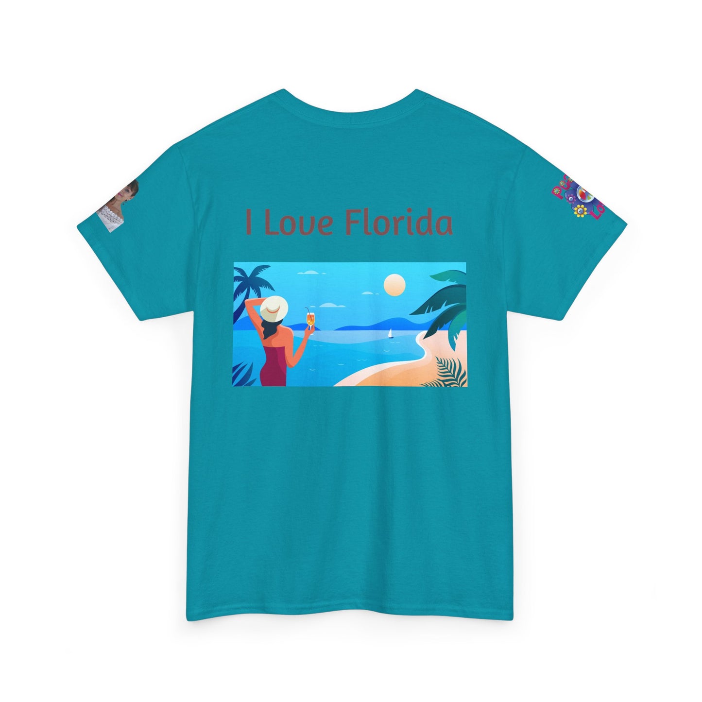 Florida Adventure Unisex Heavy Cotton T-shirt - Perfect for Beach Lovers