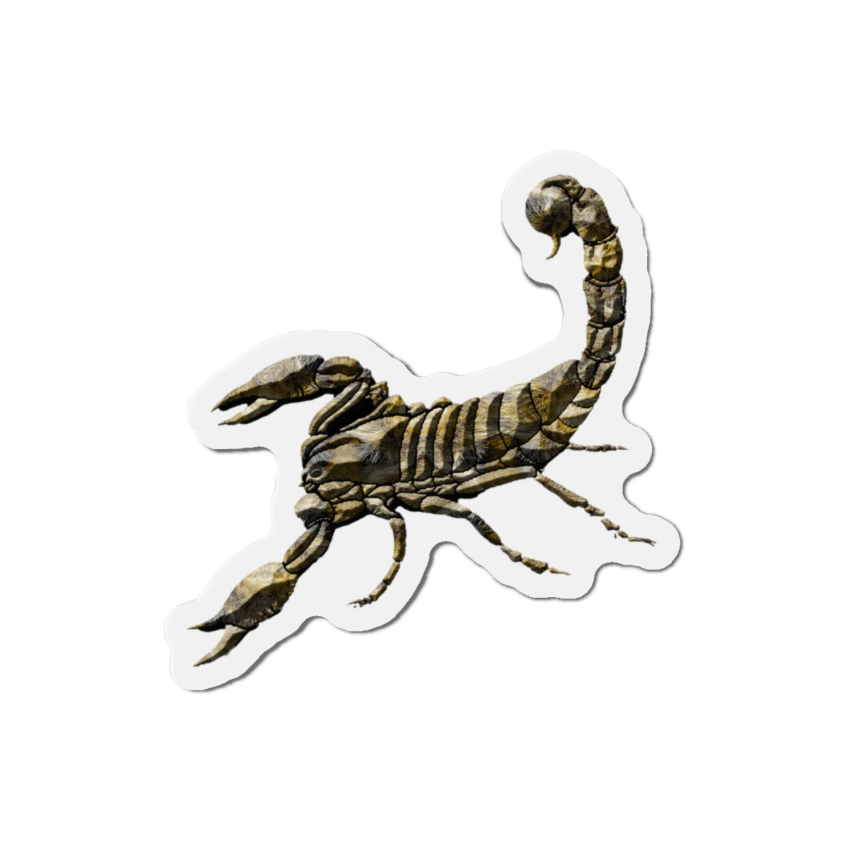 Artistic Scorpion Die-Cut Magnet 6"x6"- Unique Home Decor