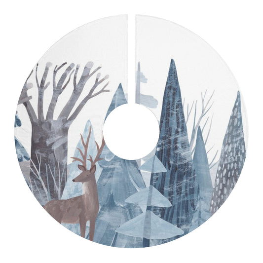 Christmas Tree Skirts Deer Winter Christmas 🎄