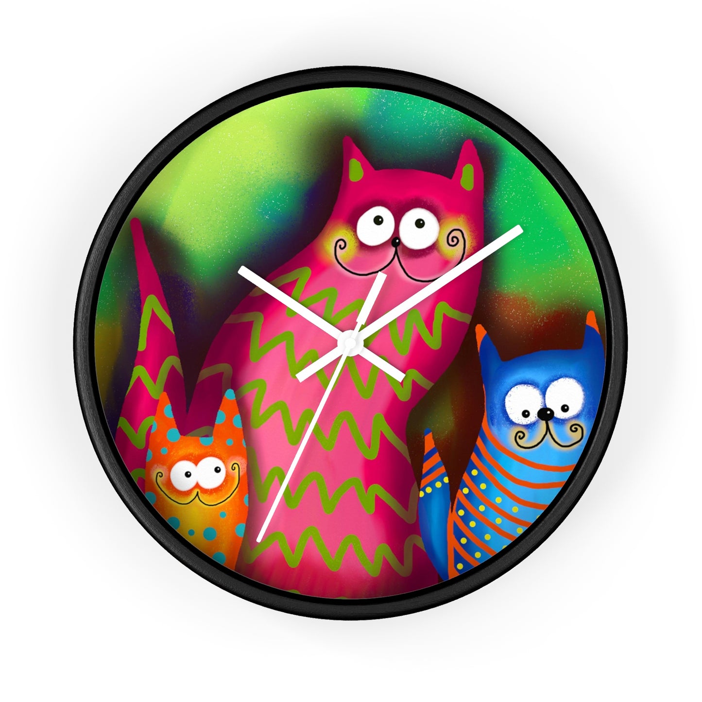 Wall clock Cat Lovers