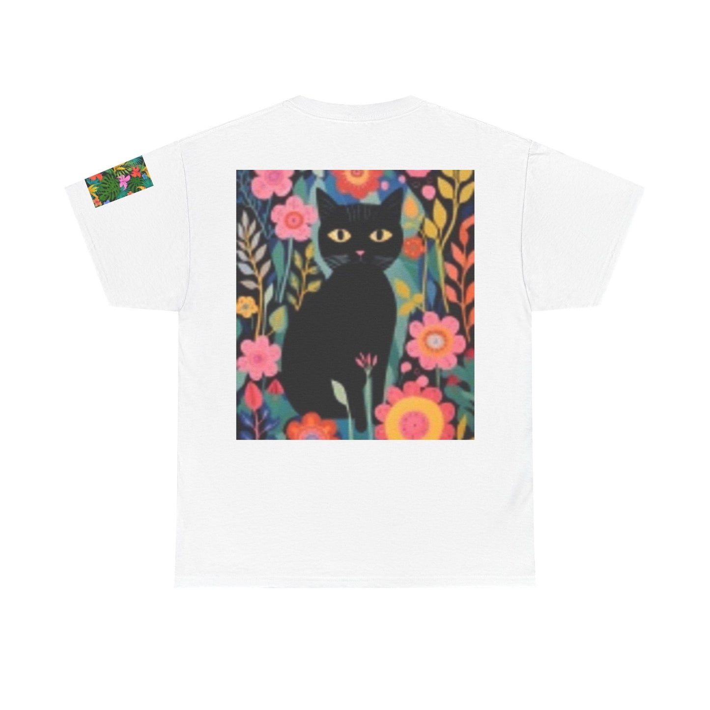 Hand Heart Cat Flowers T-shirt Fabulous Gift!
