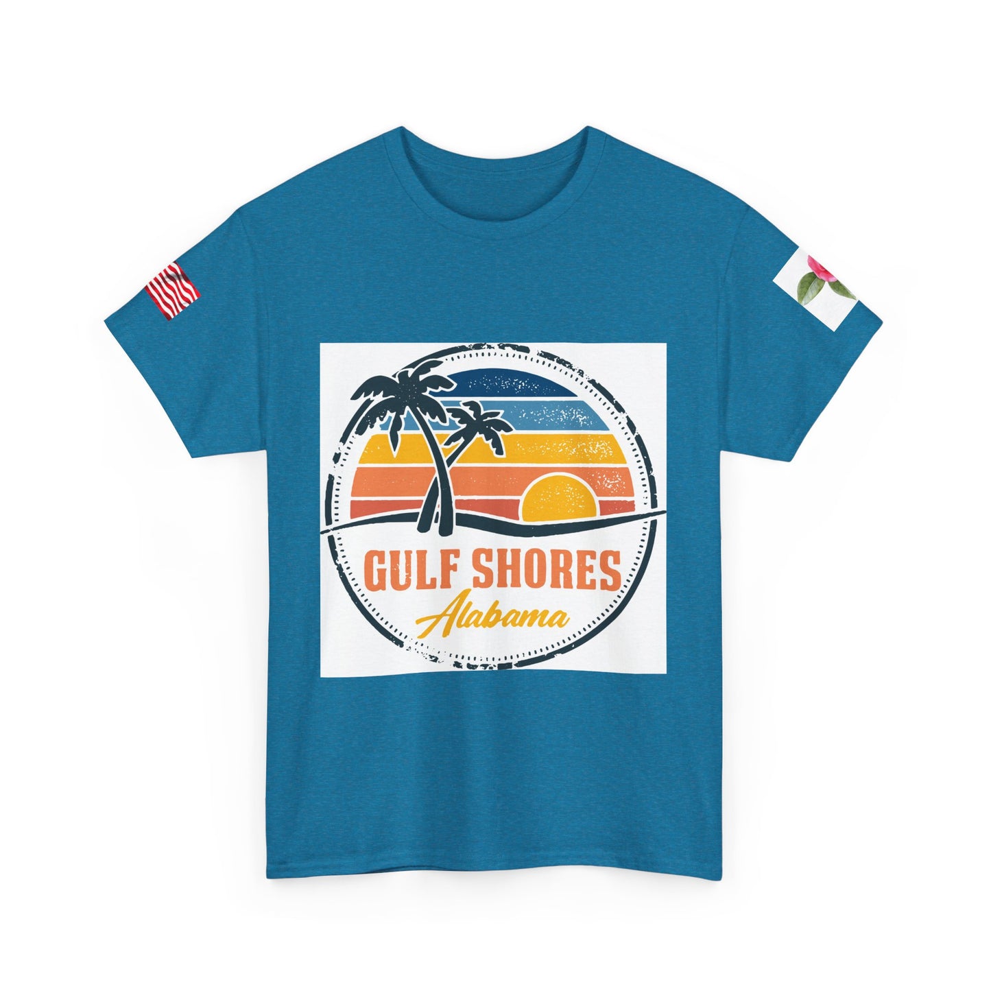 Gulf Shores Alabama Sunset Unisex Heavy Cotton T-shirt