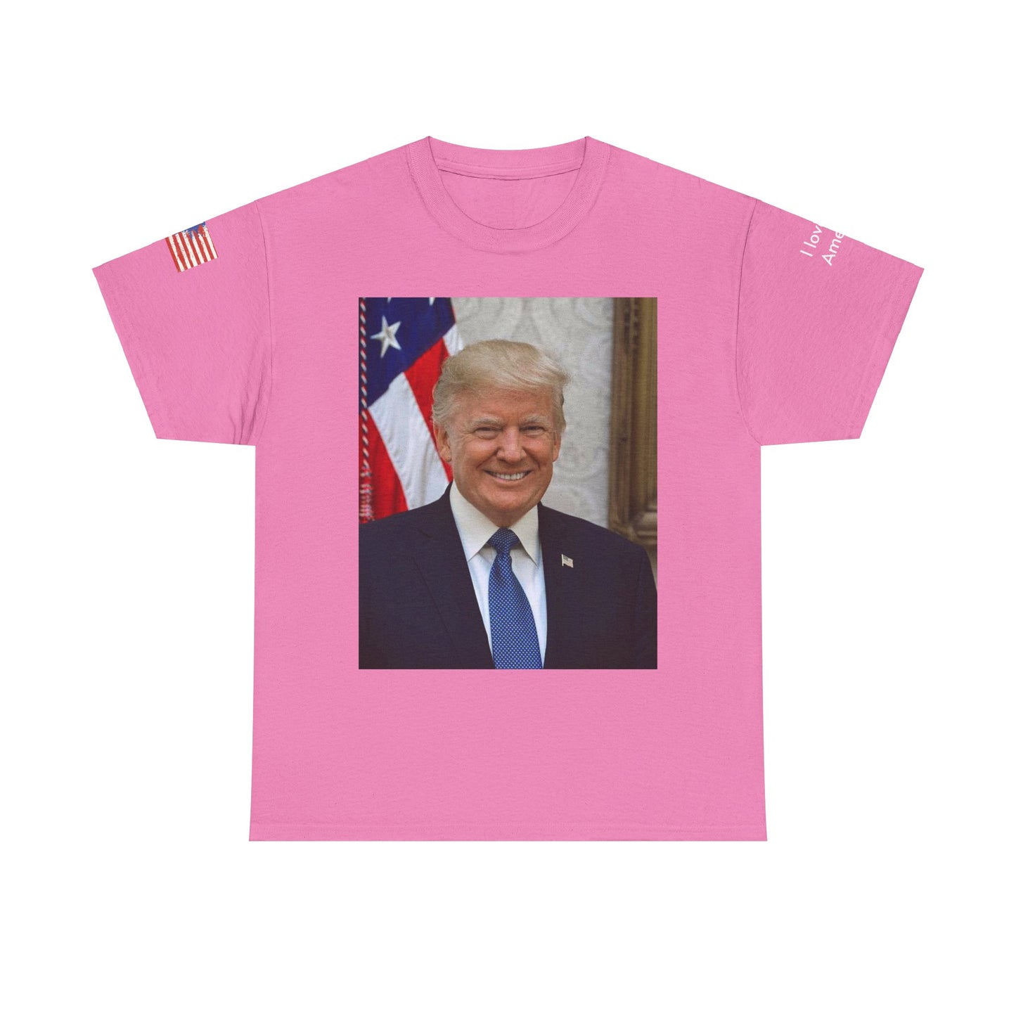 Camiseta del presidente Donald Trump "Amo a Estados Unidos"