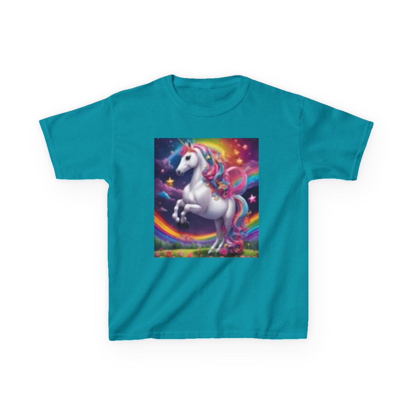 Dreamy Unicorn Kids T-shirt | Fantastical Rainbow Shirt, Magical Gift for Kids, Girls' T-Shirt, Fun Playwear, Birthday Gift