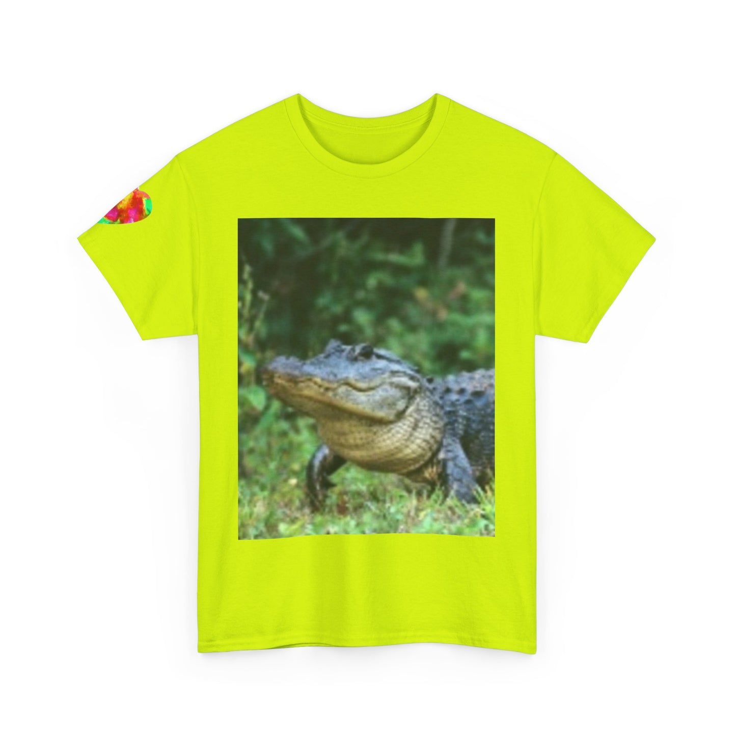 Alligator & Wilderness & Heart T-shirt Hunters Hikers Traveling Camping