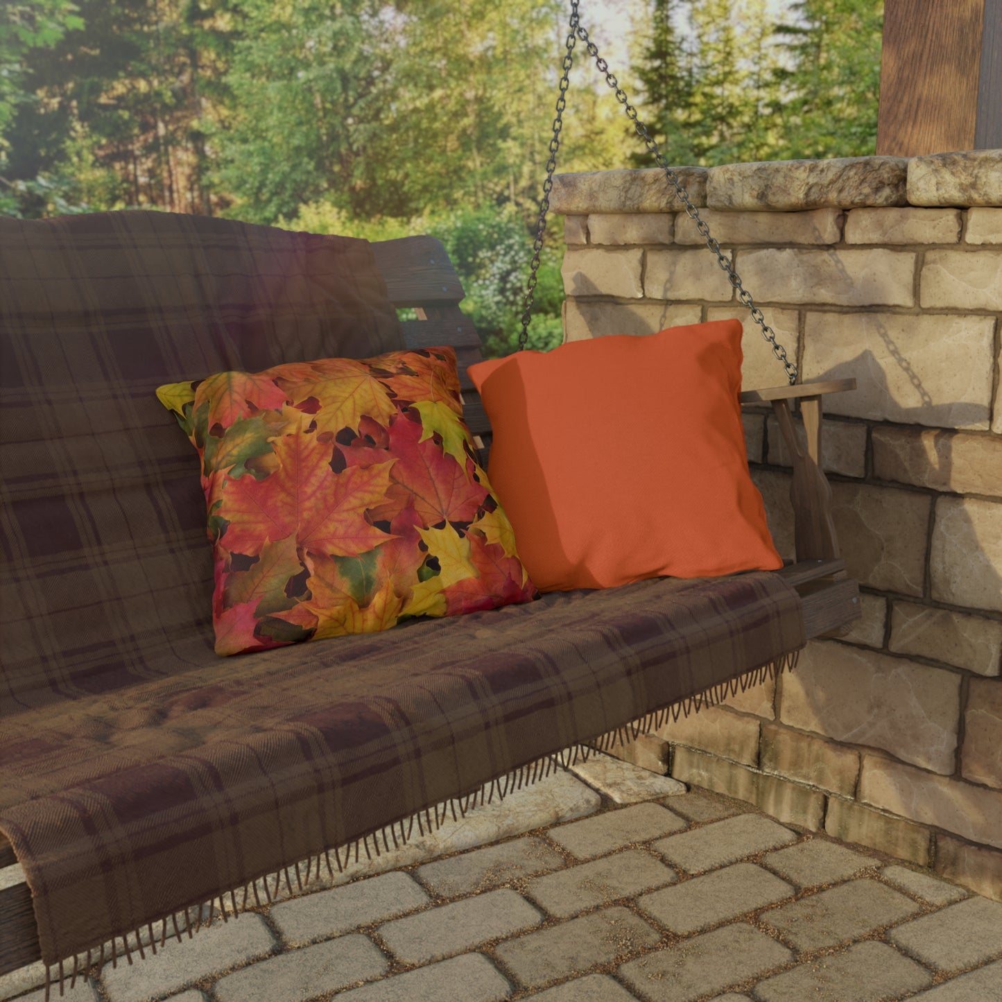 Outdoor Pillows Autumn Leaves