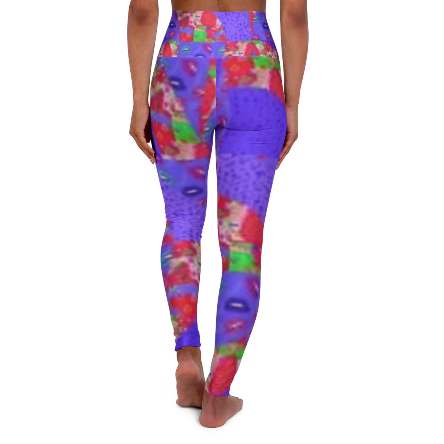 Vibrant High Waisted Yoga Leggings for Active Lifestyle - Perfect for Fitness and Everyday Wear