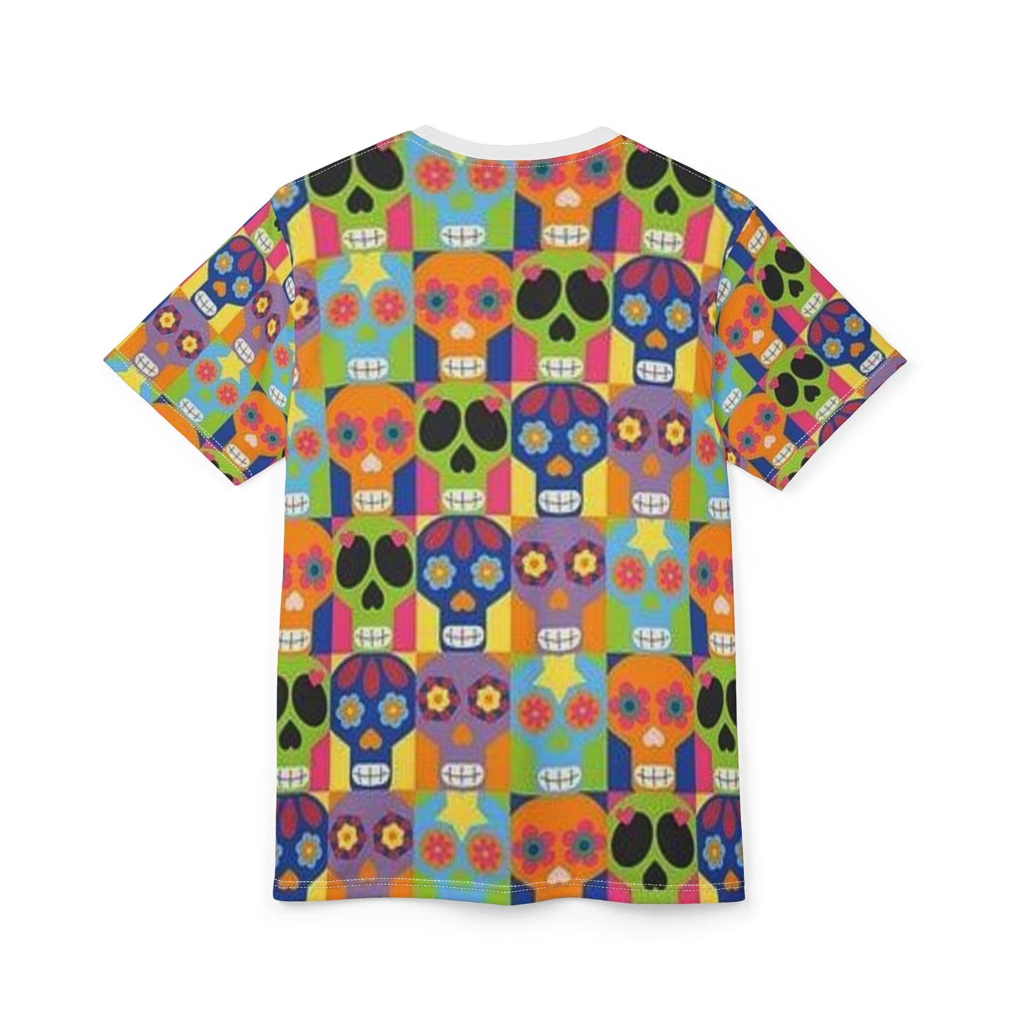 Camiseta unisex con calavera de azúcar vibrante: ¡perfecta para las celebraciones del Día de Muertos! 
