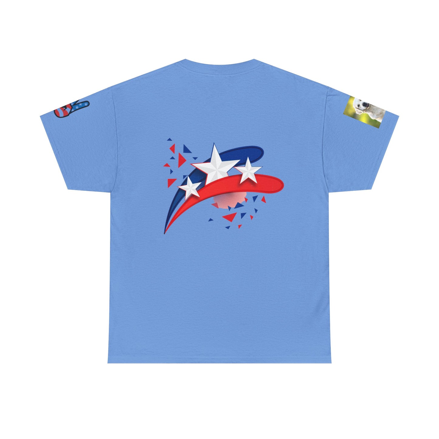 Statue of Liberty Cotton T-shirt | Unisex Independence Day Shirt, Patriotic Apparel, USA Graphic Tee, 4th of July T-Shirt, American Pride Top