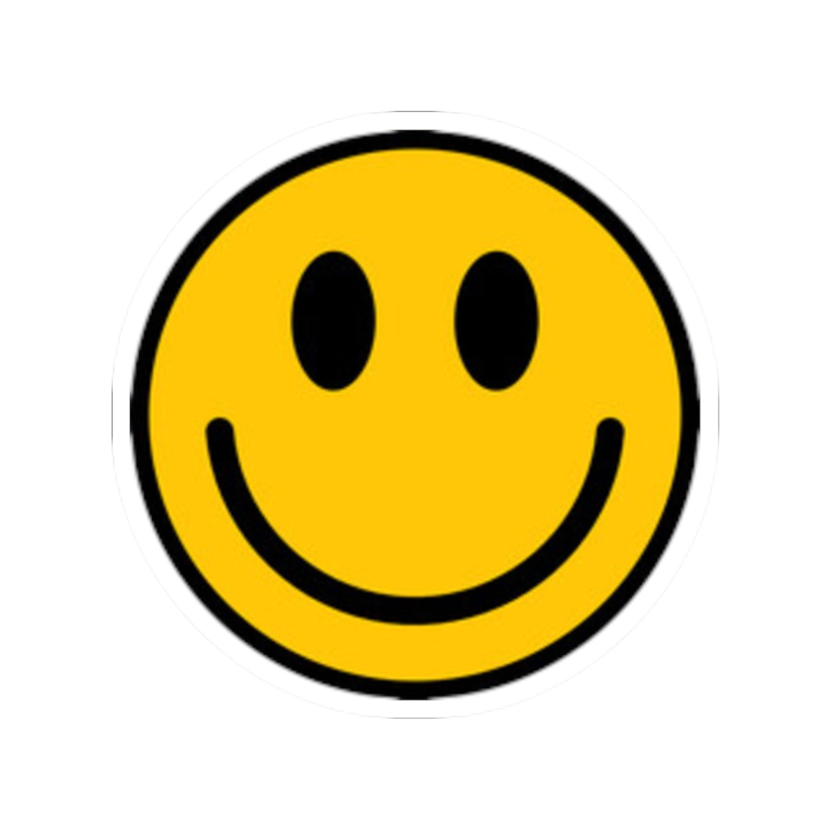 Happy Face Kiss-Cut Stickers | Cheerful Decor, Laptop Stickers, Gift for Friends, Party Favors, Positive Vibes