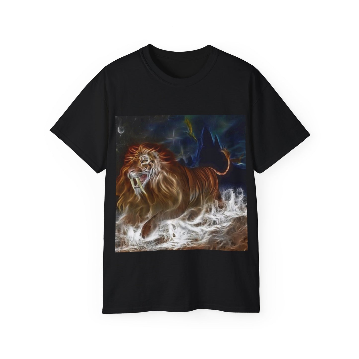 T-shirt unisexe en coton ultra-léger Magical Lion 