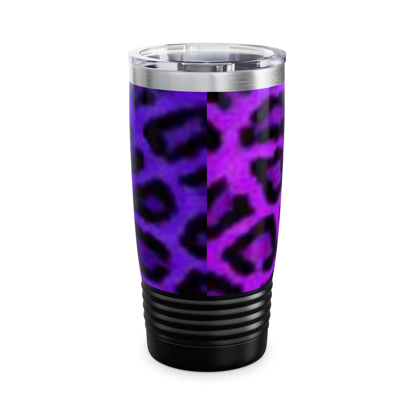 Fierce Leopard Print 20oz Ringneck Tumbler - Stylish Travel Mug for Wild Spirit