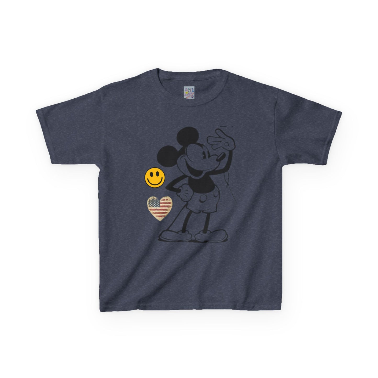 Vintage Mickey Mouse Toddler  & Youth T-shirt, Cute Kids Shirt, Disney Fan Gift, Toddler Spring Wear, Birthday Party Outfit, Childrens Cotton Tee