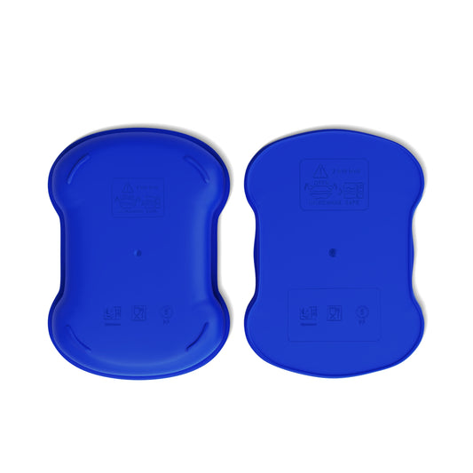 Two-tier Bento Box Blue Car Let's Go Racing