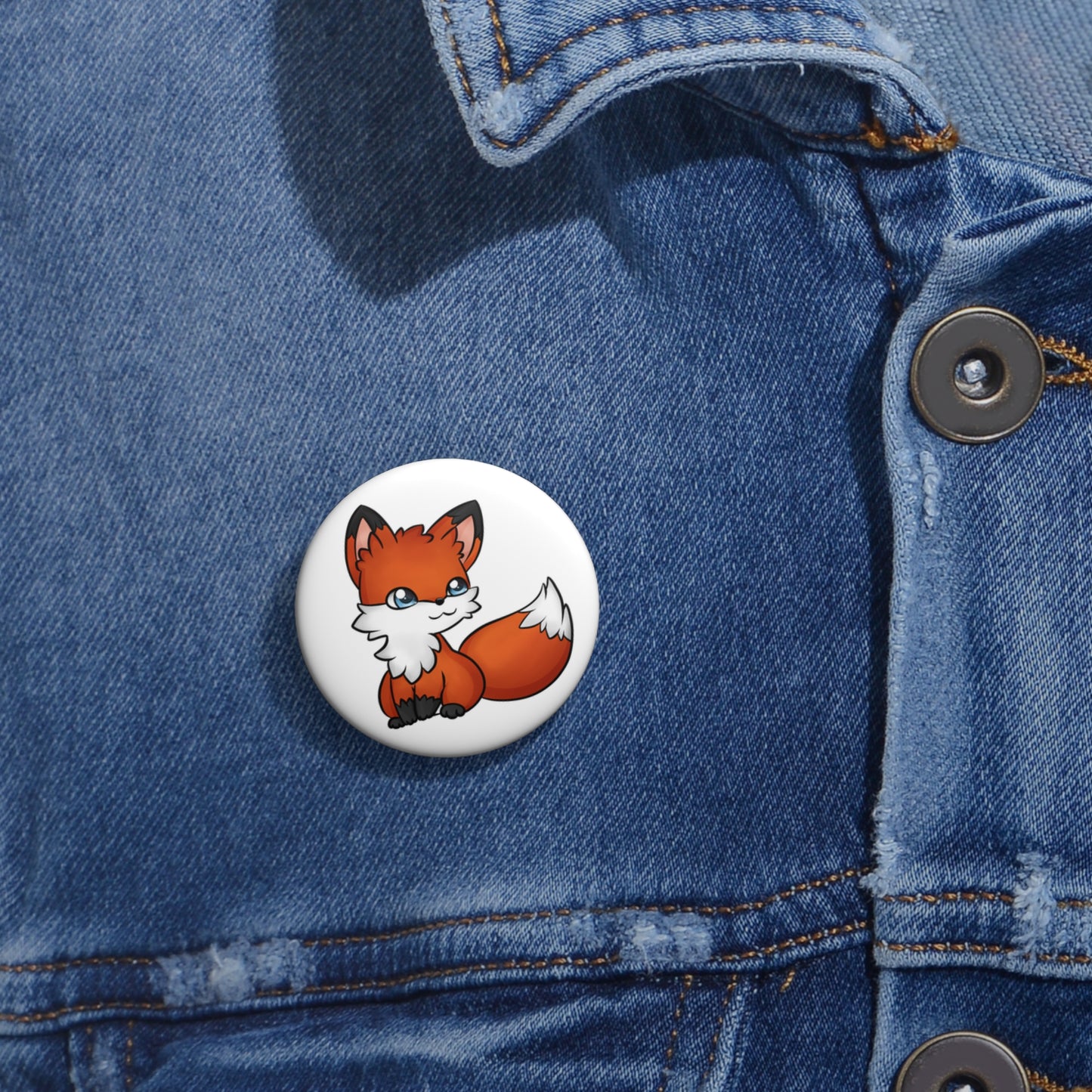 Custom Pin Buttons Fox
