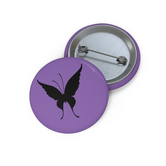 Custom Pin Buttons Butterfly