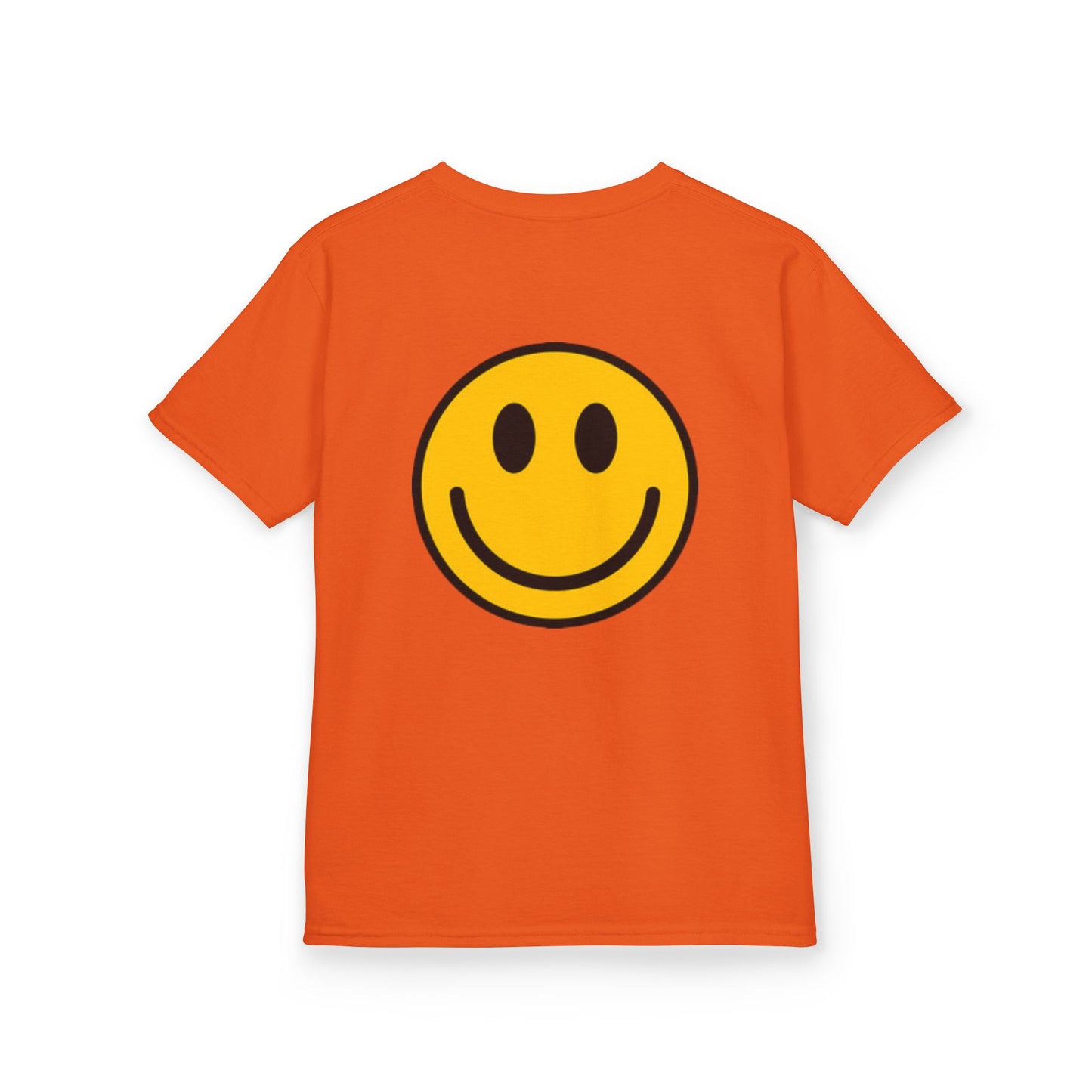 Colorful Fun Kids & Happy Face Tee - Playful Cotton T-Shirt for Summer Adventures, Birthday Gifts, Family Gatherings, Everyday Wear, Back-to-School