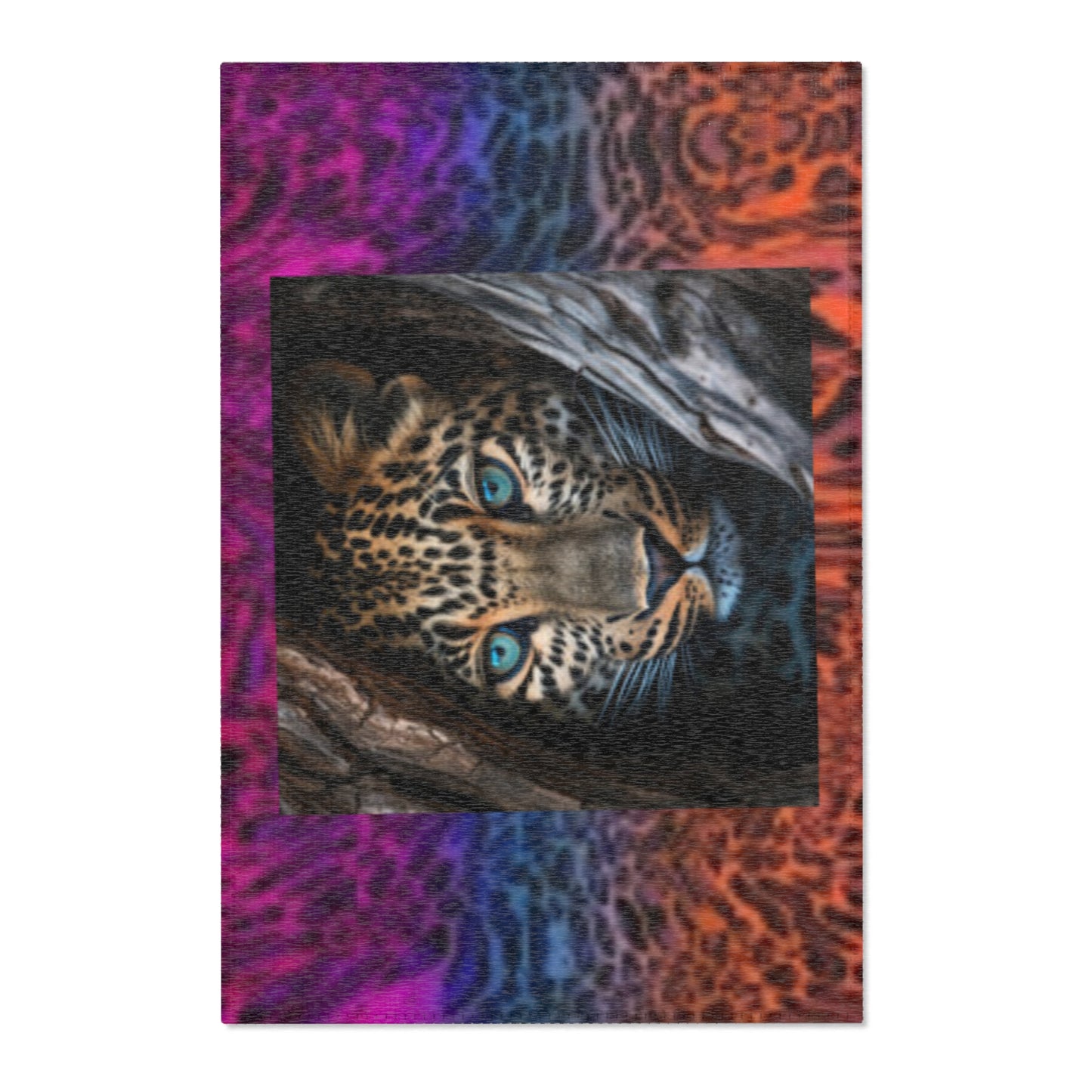 Leopard & Animal Print  Area Rug, Bold Leopard Design, Home Decor, Animal Print Carpet, Living Room Accent, Unique Gift Idea, Vibrant Colors