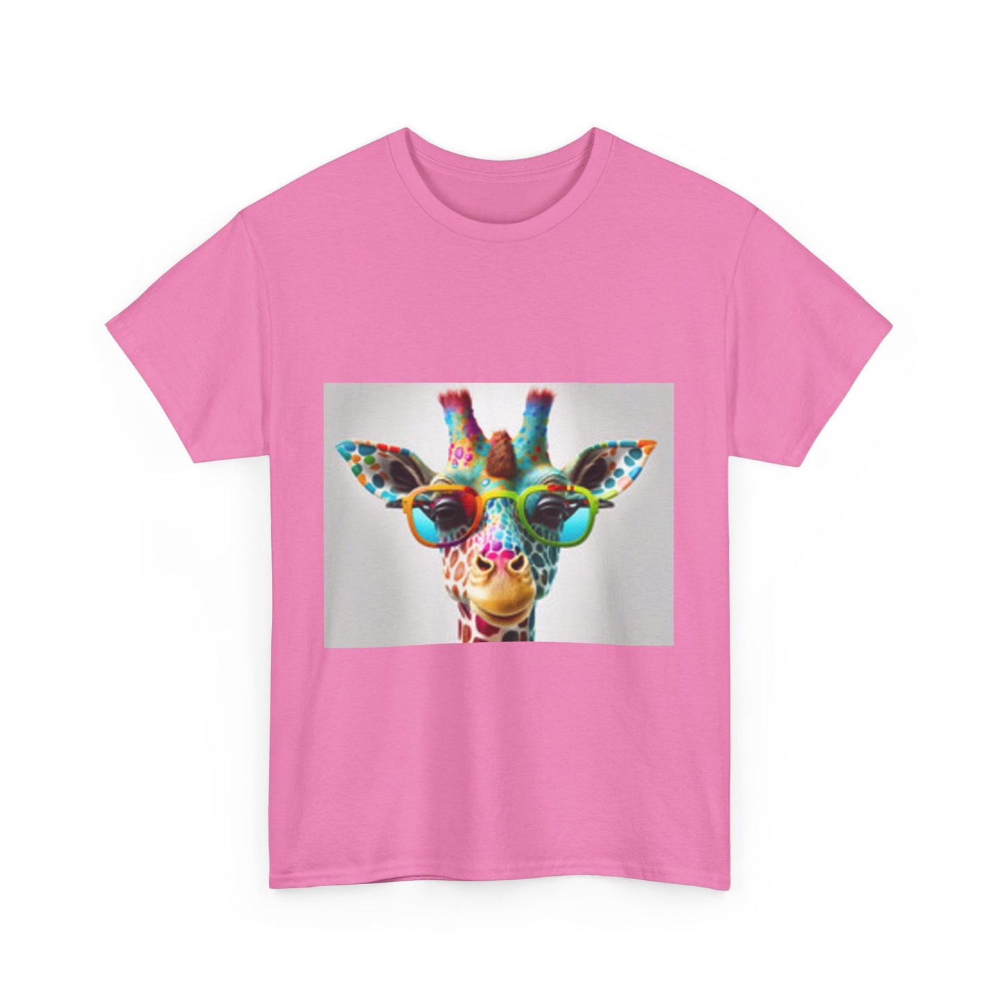 T-shirt Girafe avec des lunettes
