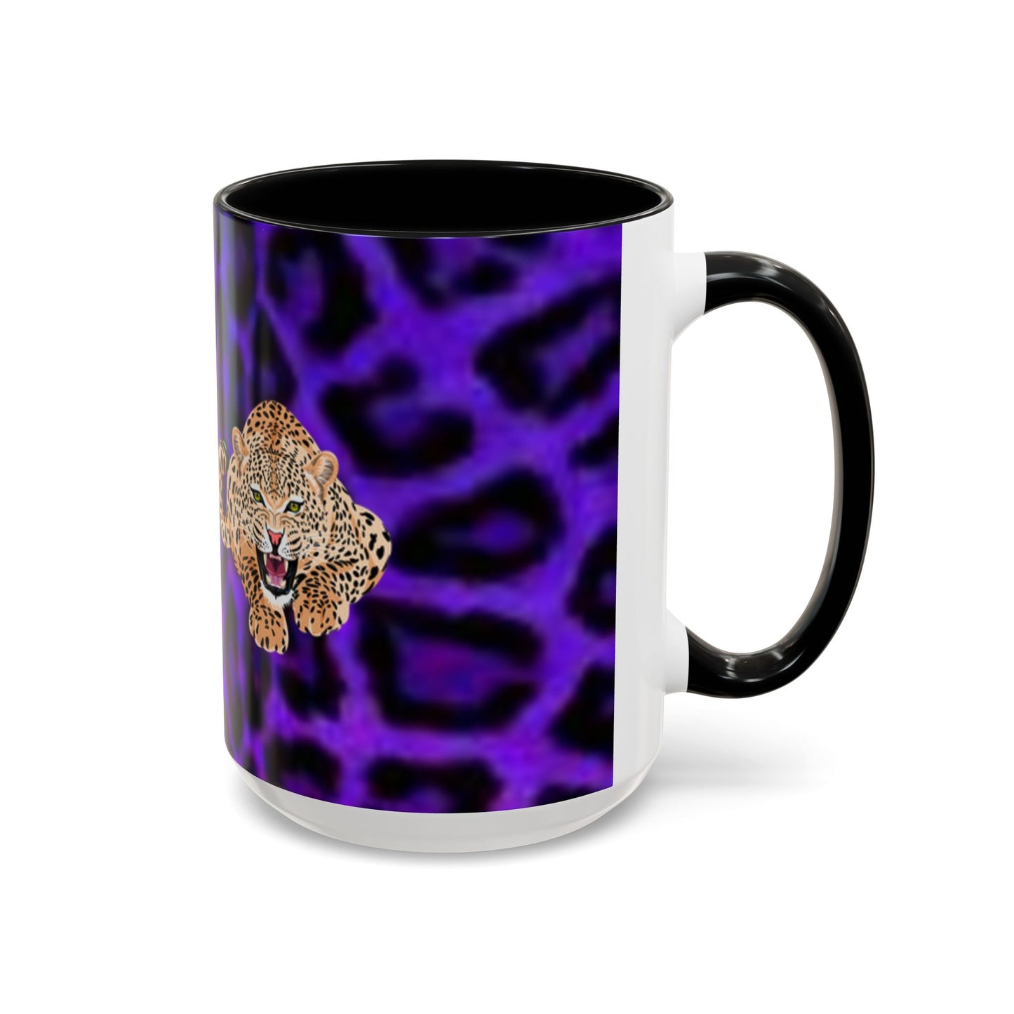 Fierce Leopard Accent Coffee Mug - 11oz & 15oz