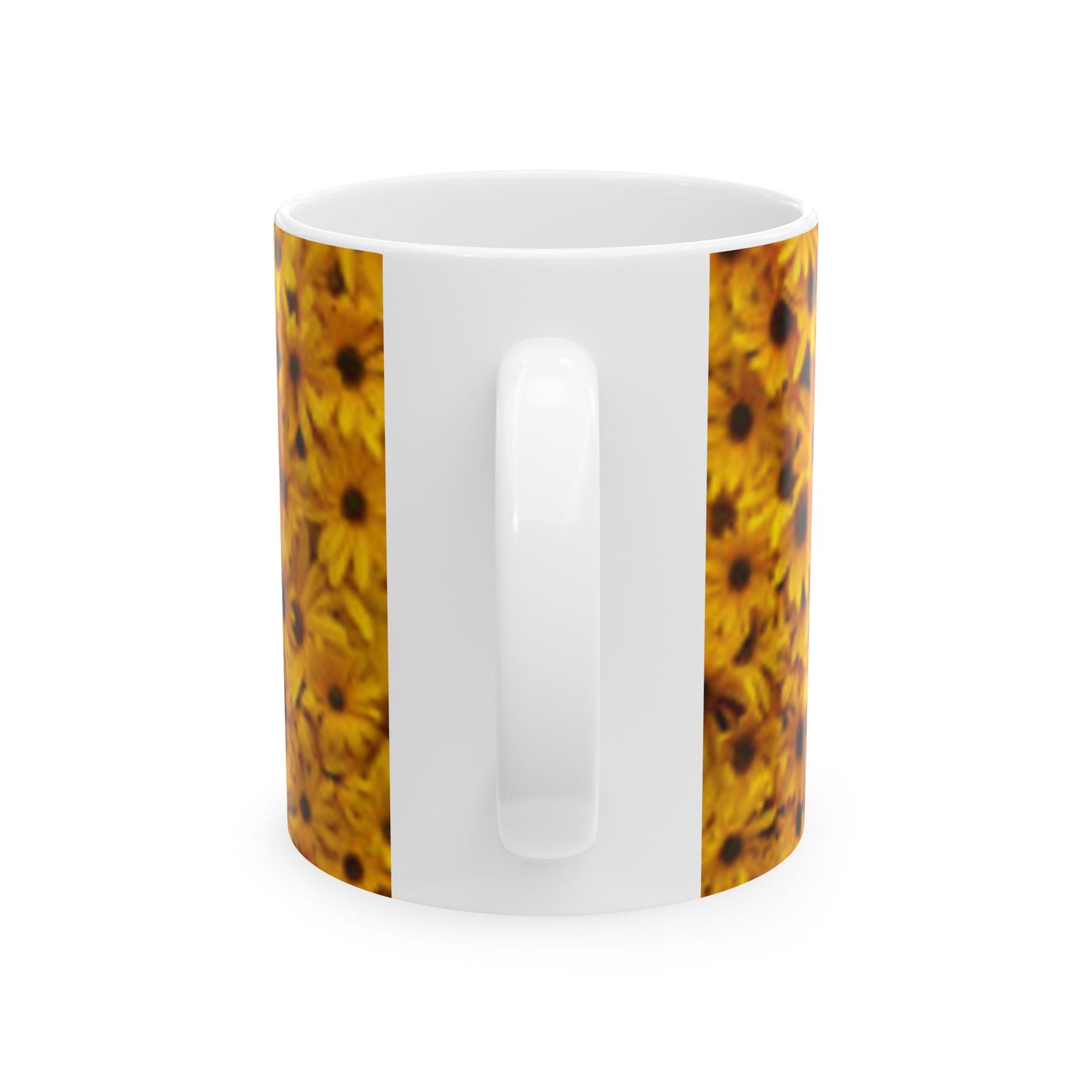 Bright Floral Ceramic Mug - 11oz & 15oz Coffee Cup