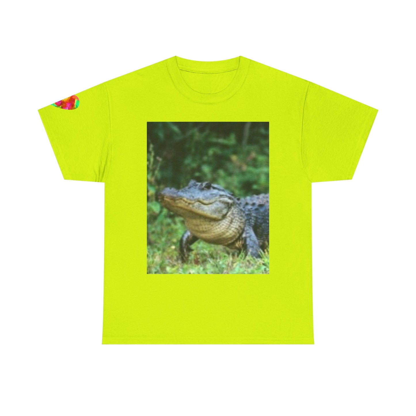 Alligator & Wilderness & Heart T-shirt Hunters Hikers Traveling Camping