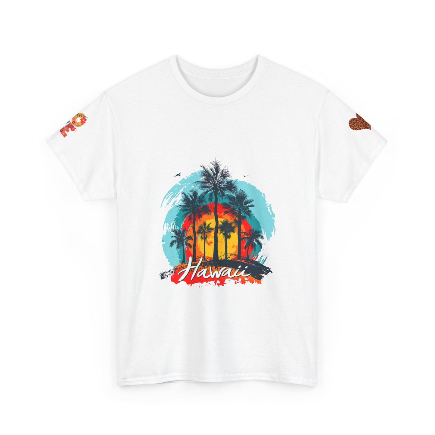Hawaiian Sunset T-shirt- Tropical Vibes