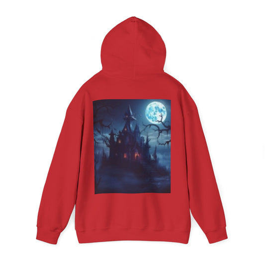Haunted House & Eye Unisex Heavy Blend Hooded Sweatshirt