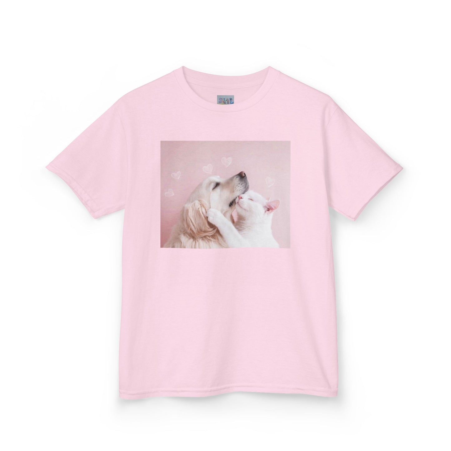 Kids Dog Love T-shirt | Cute Pet Graphic Tee for Children, Valentine's Day Gift, Birthday Shirt, Animal Lover Top, Adorable Kids Apparel