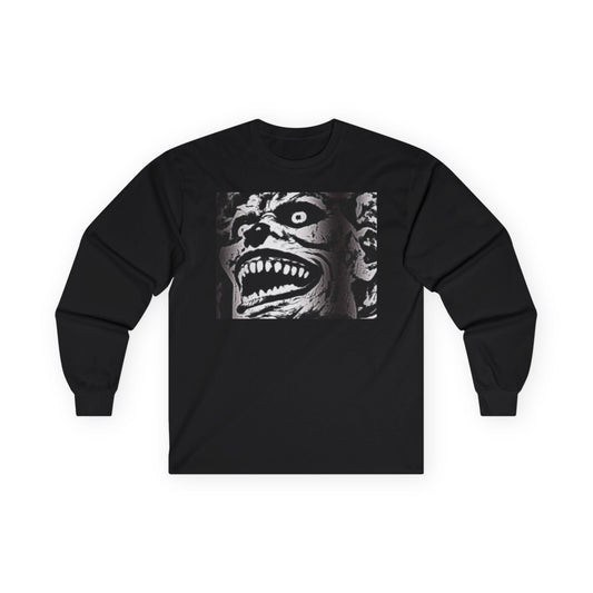 Scary Creature Unisex Ultra Cotton Long Sleeve T-shirt Halloween Hanging Out!