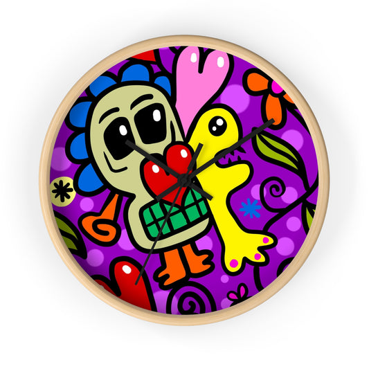 Wall clock Funny Cartoon