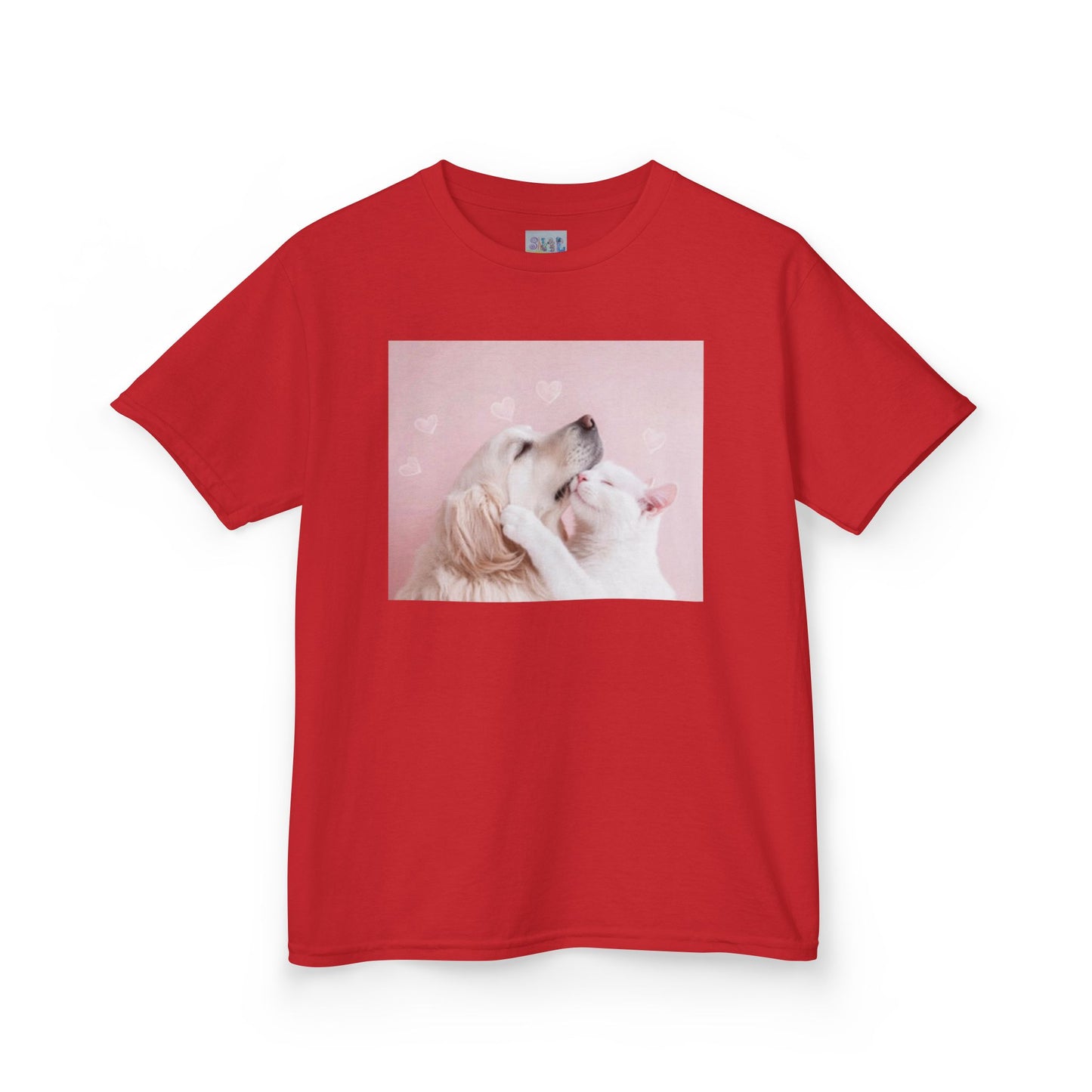 Kids Dog Love T-shirt | Cute Pet Graphic Tee for Children, Valentine's Day Gift, Birthday Shirt, Animal Lover Top, Adorable Kids Apparel