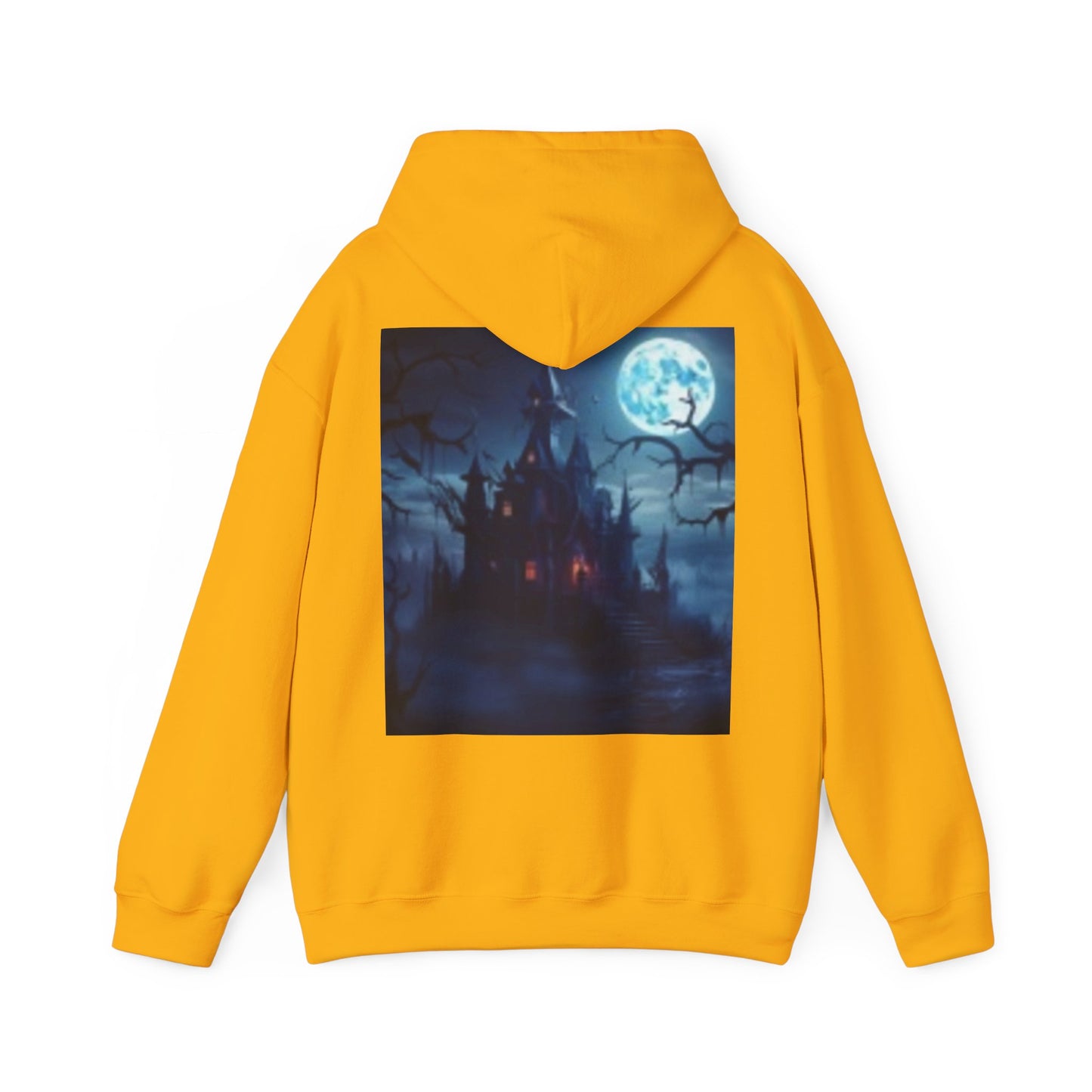 Haunted House & Eye Unisex Heavy Blend Hooded Sweatshirt