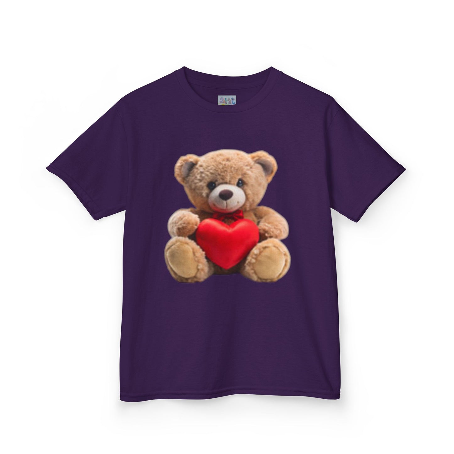 Kids Heart Teddy T-shirt, Cute Teddy Bear Shirt, Valentine’s Day Gift, Love You Kids T-Shirt, Adorable Kids Apparel, Birthday Gift