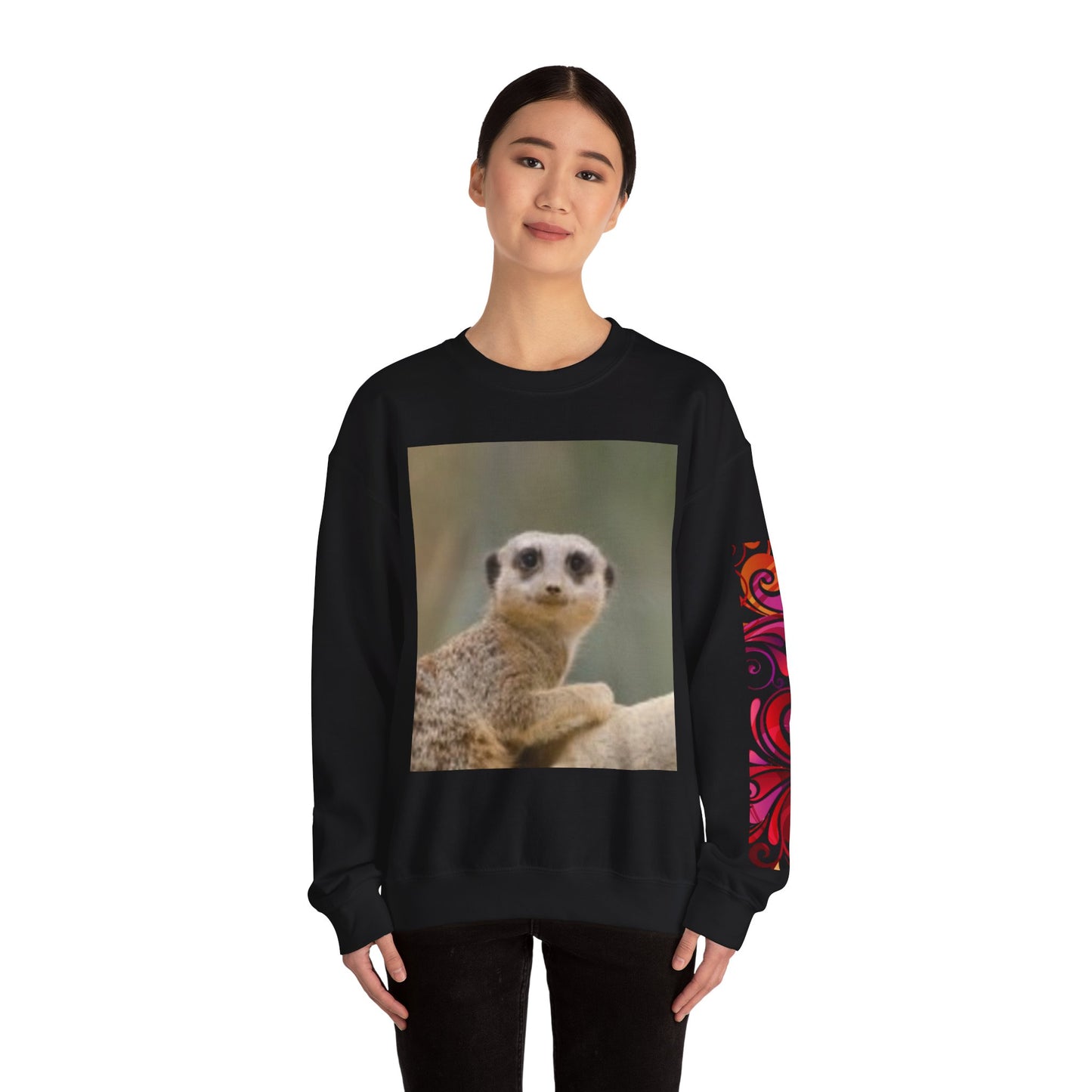 Sudadera de cuello redondo con fotografía de vida silvestre: un regalo para los amantes de la naturaleza 