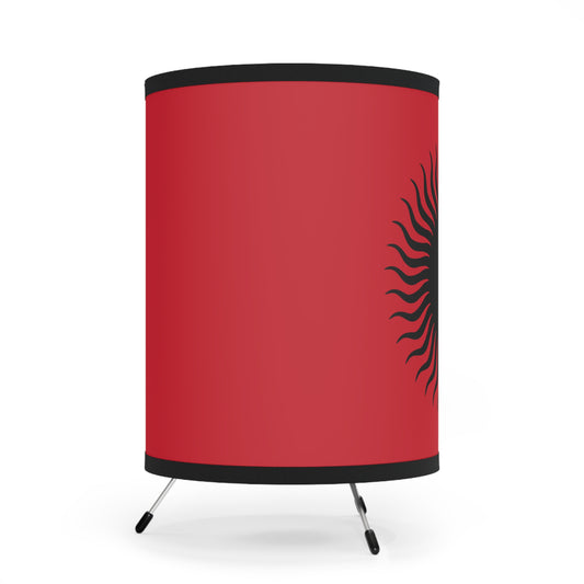 Tripod Lamp with High-Res Printed Shade, US\CA plug