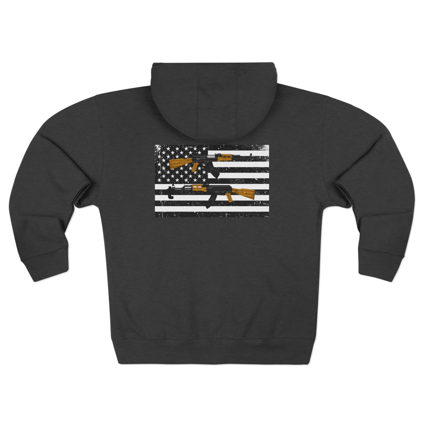 Sweat à capuche unisexe zippé Deuxième amendement Préserver nos libertés « Nous, le peuple » ! 