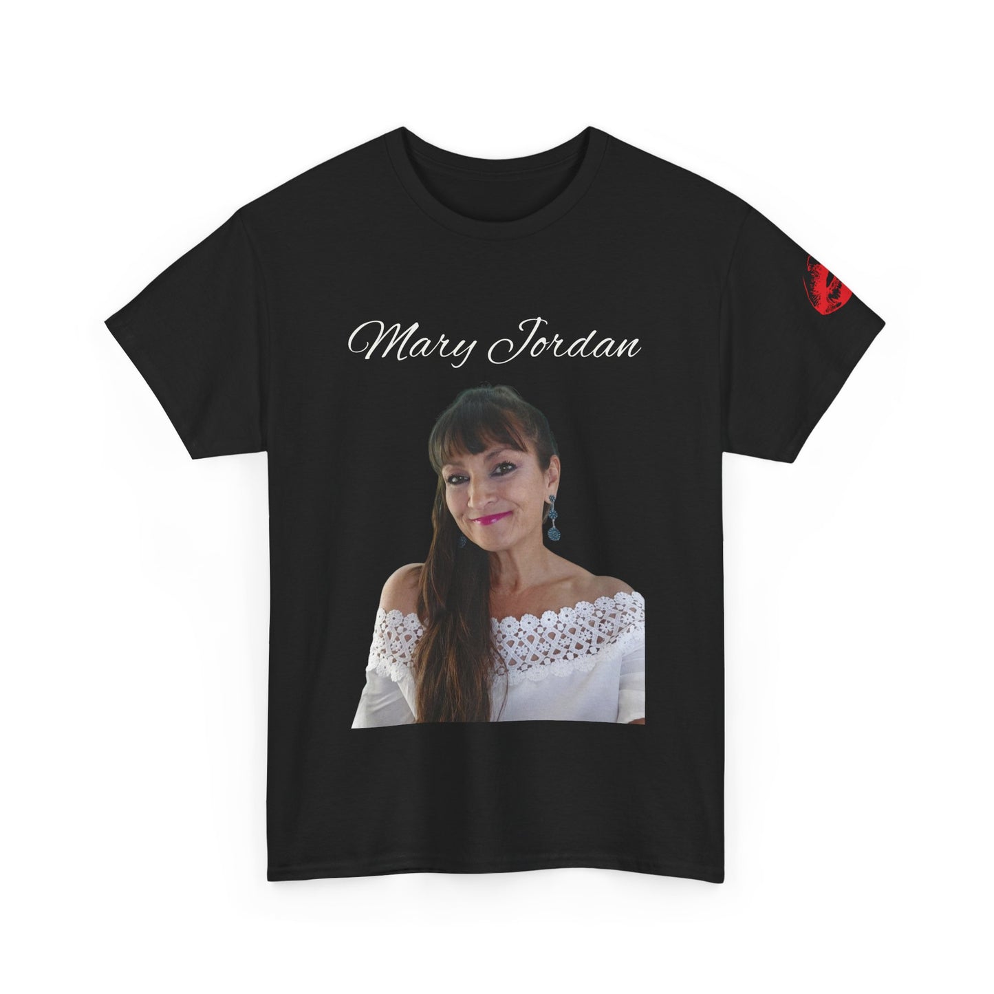 Elegant Portrait Unisex Heavy Cotton Tee - Stylish Casual Wear