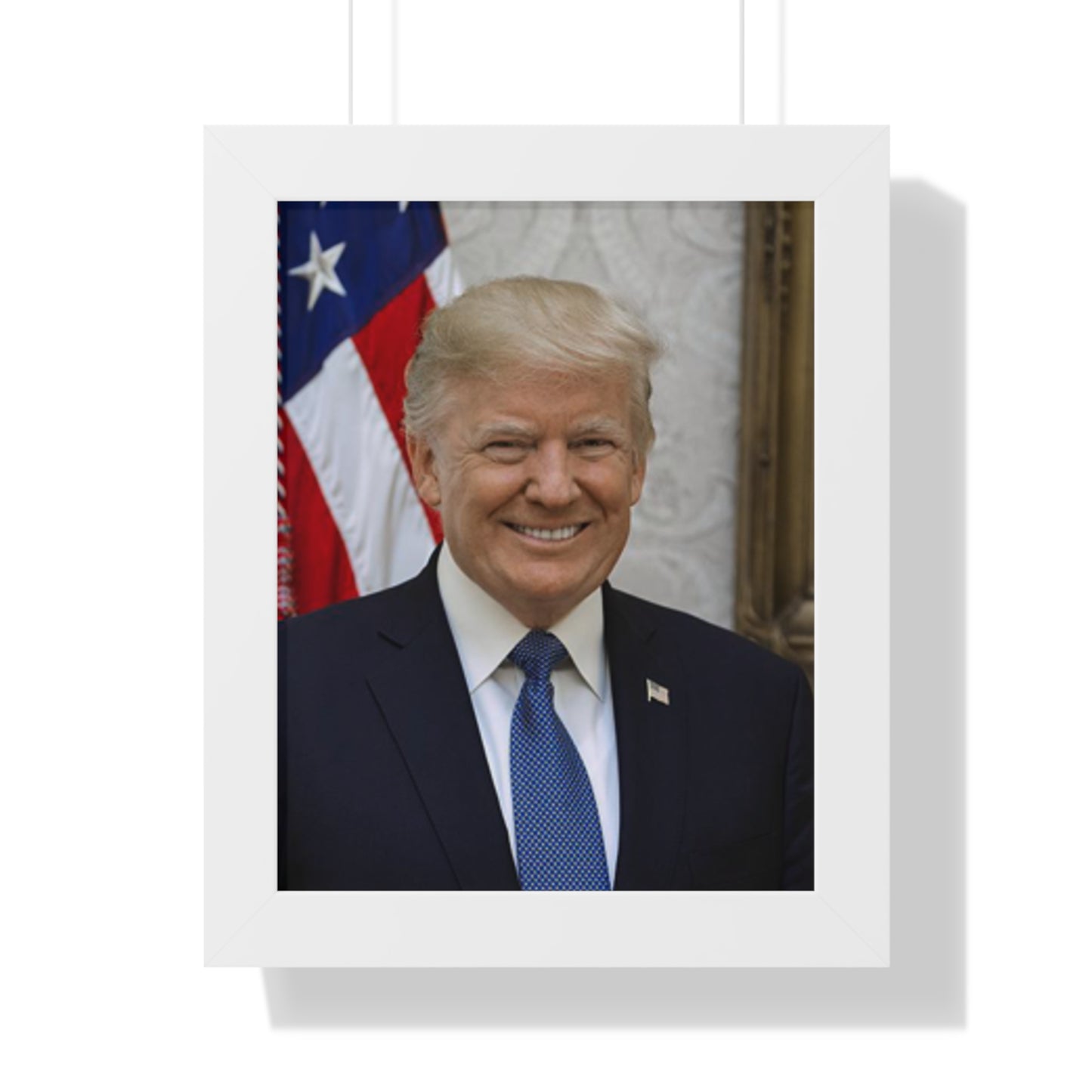 Póster vertical enmarcado del presidente Donald J. Trump: Liderazgo 