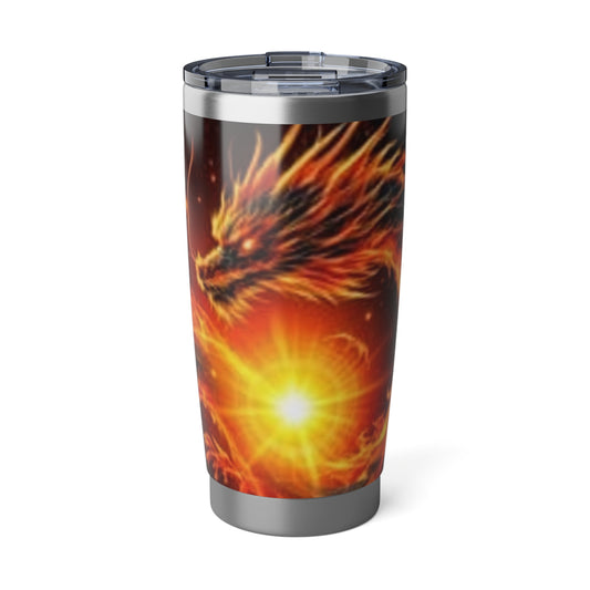 Vibrant Dragon Tumbler | 20oz Travel Mug | Fire-Dragon Design | Perfect for Adventurers, Gifts for Holidays & Celebrations, Insulated [...]