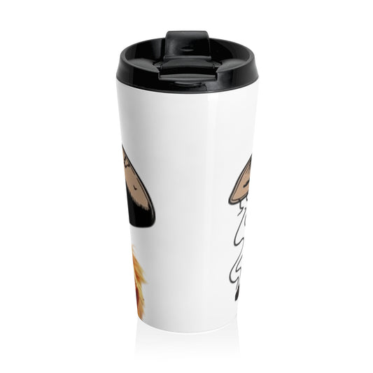 Cowboy Skull Stainless Steel Travel Mug - Perfect for Adventurers & Coffee Lovers