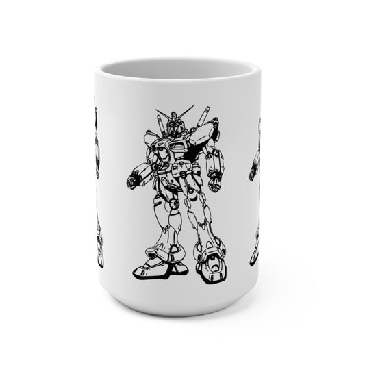 Robot Design 15oz Mug - Perfect Gift for Tech Enthusiasts
