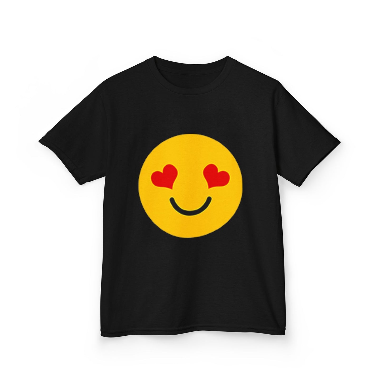 Cute Kids Love Emoji T-shirt, Children's Happy Face Shirt, Perfect for Birthdays, Playdates, Casual Outings, Gift Ideas