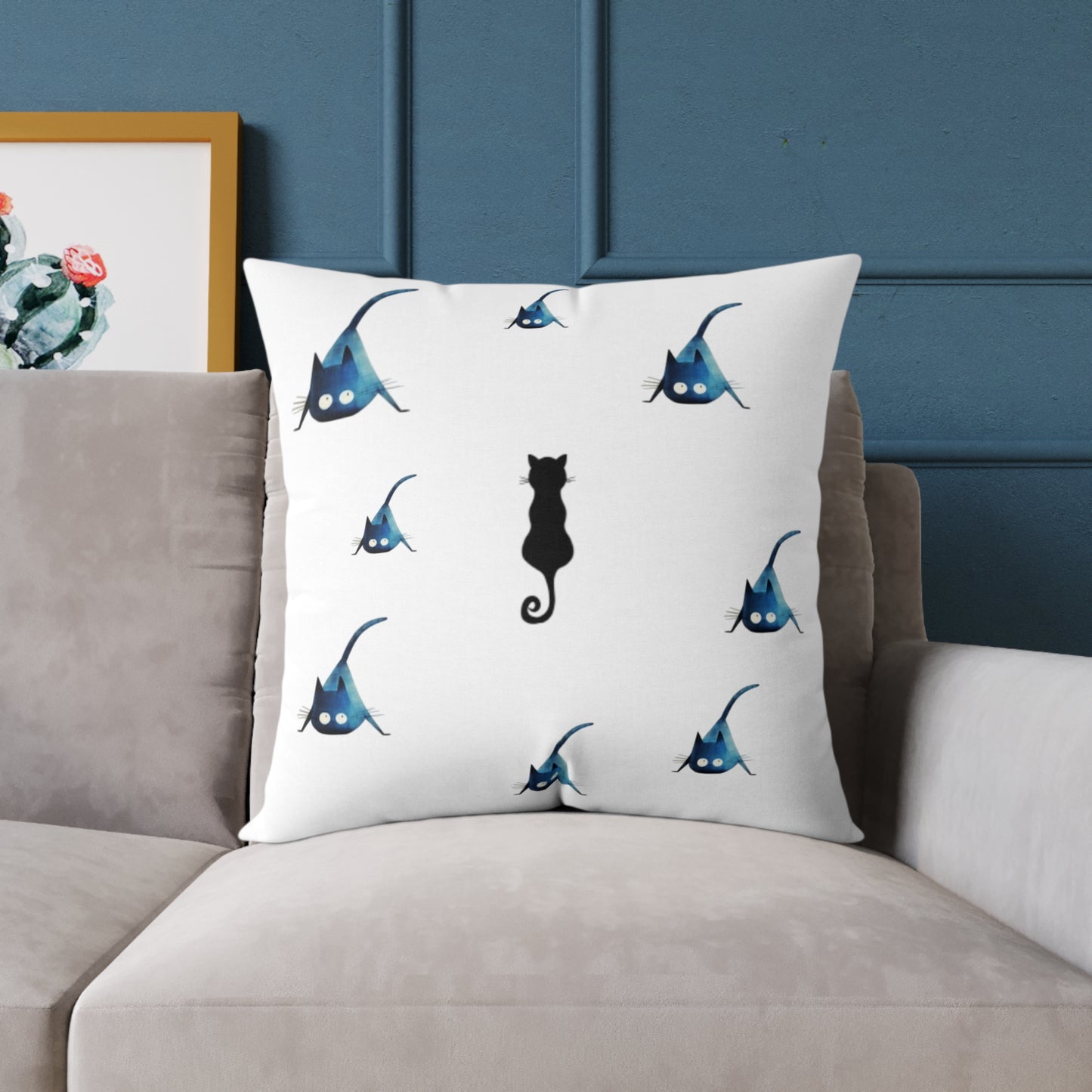 Whimsical Black Cats Pillow Home Decor So Fabulous~!