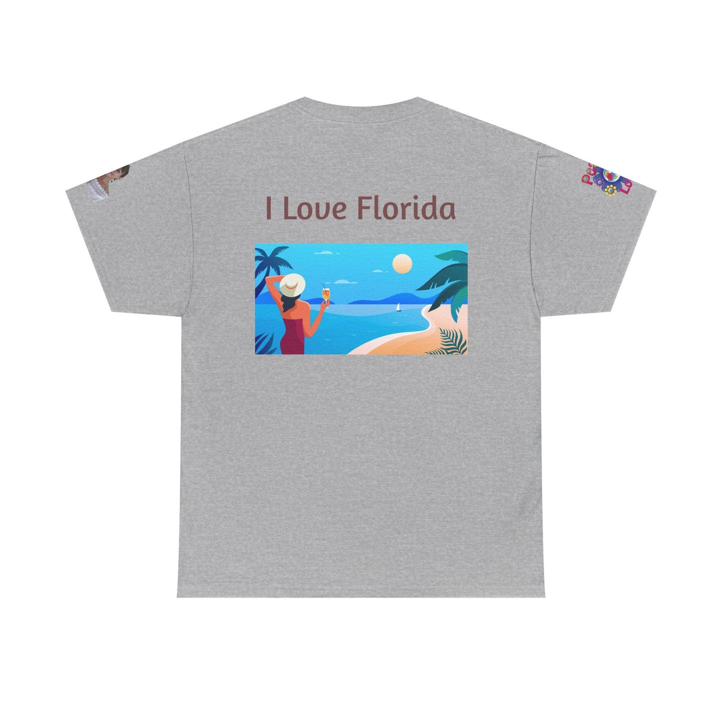 Florida Adventure Unisex Heavy Cotton T-shirt - Perfect for Beach Lovers