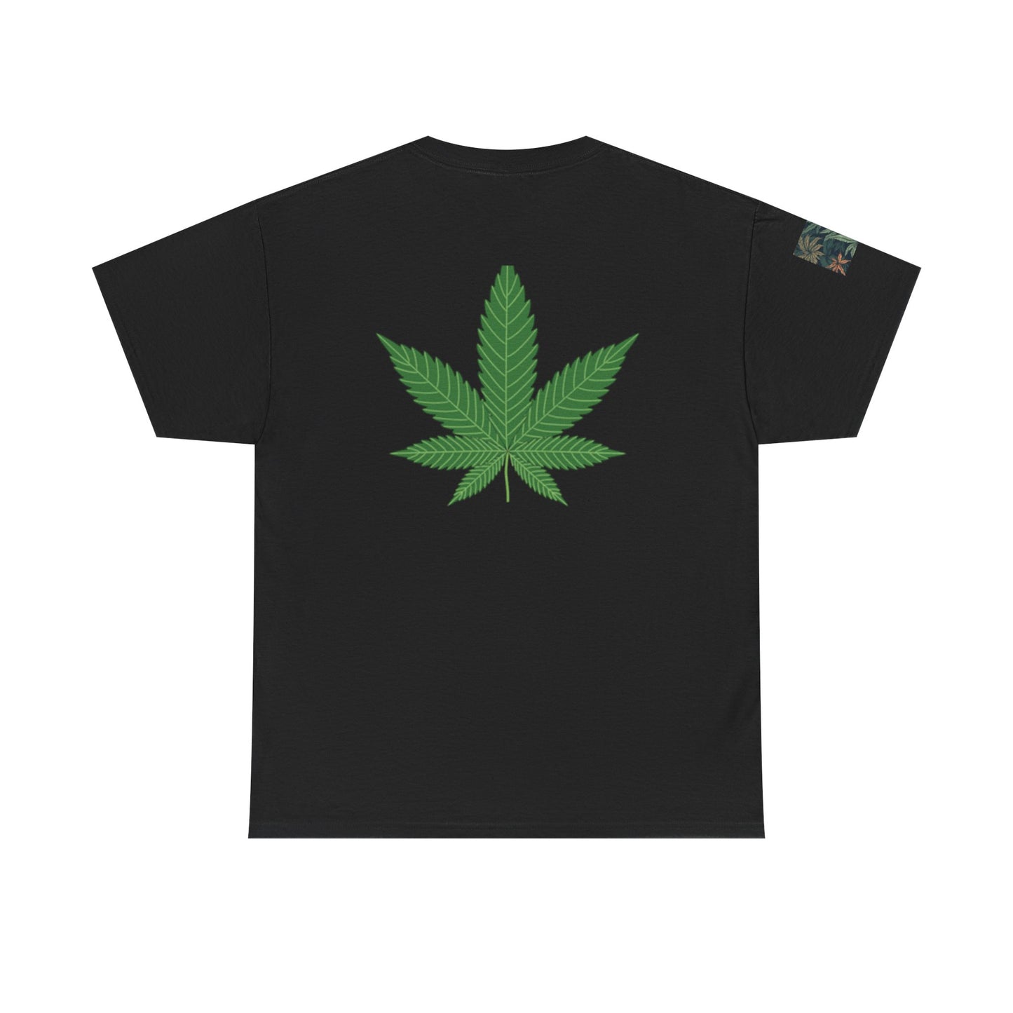 Skull & Marijuana T-shirt, Unisex Tees for Cannabis Lovers, Gift for Smokers, Halloween Costume, Streetwear Fashion