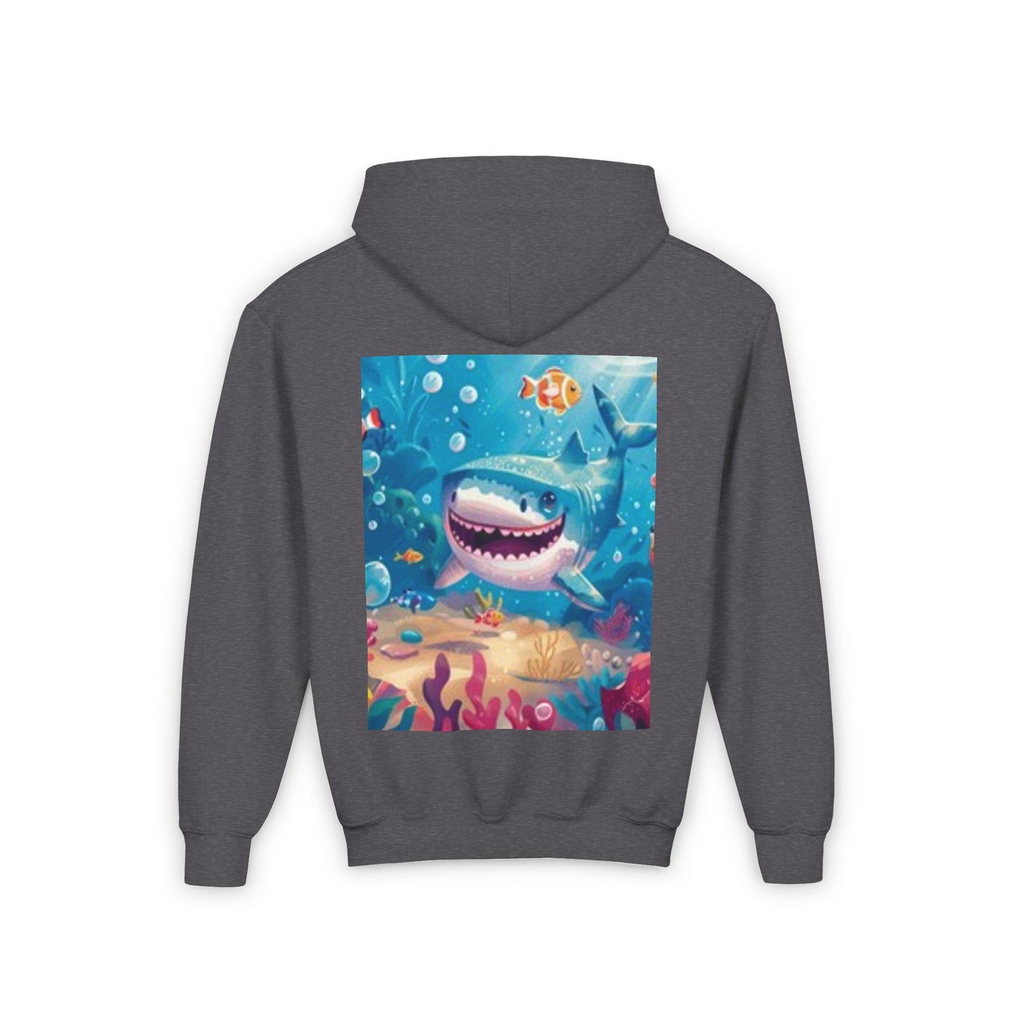 Shark Adventure Youth Hoodie - Cozy Blend for Fun Ocean Lovers
