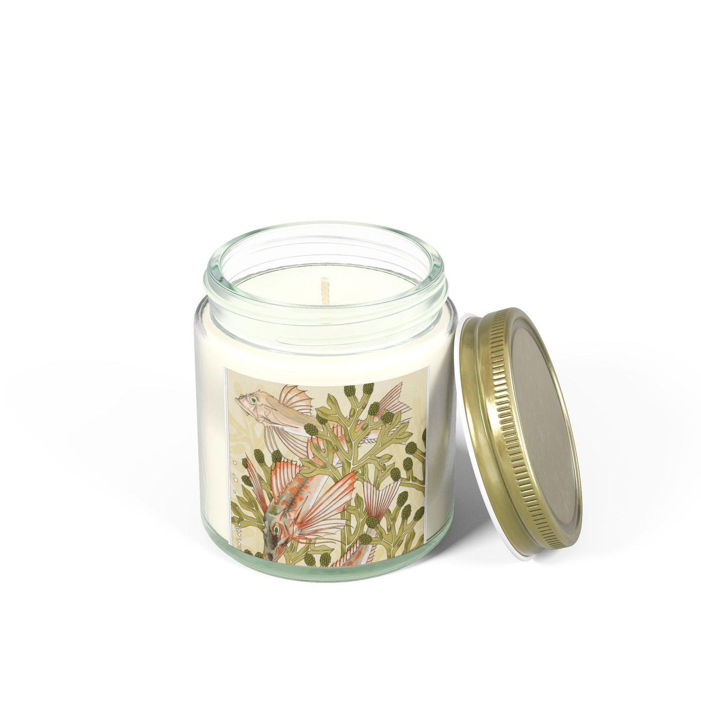 Bougies parfumées, cire de noix de coco et d'abricot (4 oz, 9 oz)