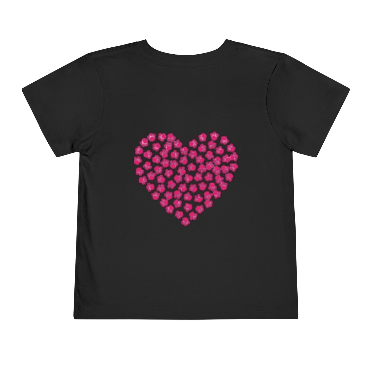 Cute Toddler Dog Jumping T-shirt & Heart, Adorable Kids T-Shirt, Pet Lover Gift, Animal Print Top, Birthday Outfit, Playwear for Toddlers